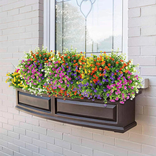 fleurs artificielles résistantes aux uv pour extérieur et jardin - vue 6 sur 12