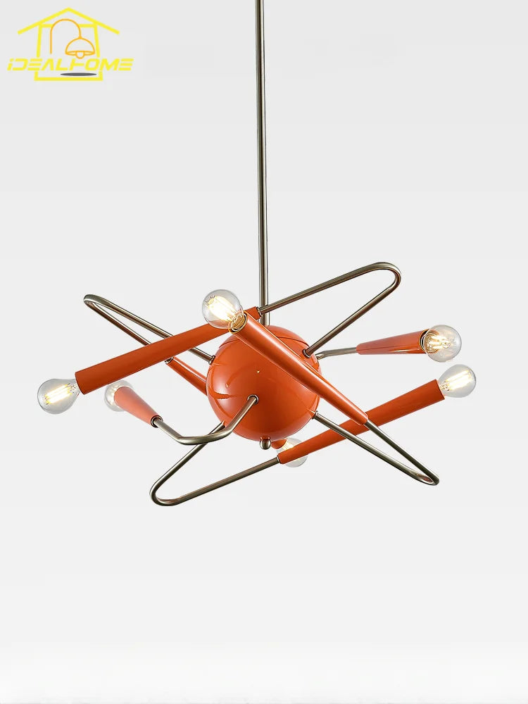 suspension décorative postmoderne style médiéval et bauhaus - vue 2 sur 6