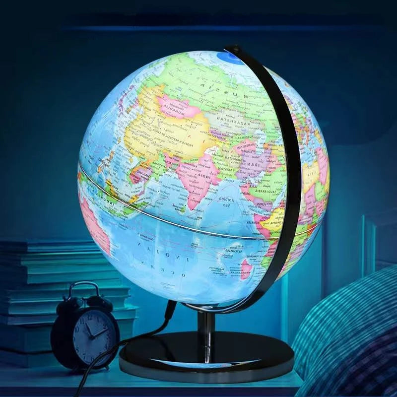globe terrestre lumineux pour apprendre langlais et le chinois aux enfants - vue 8 sur 7