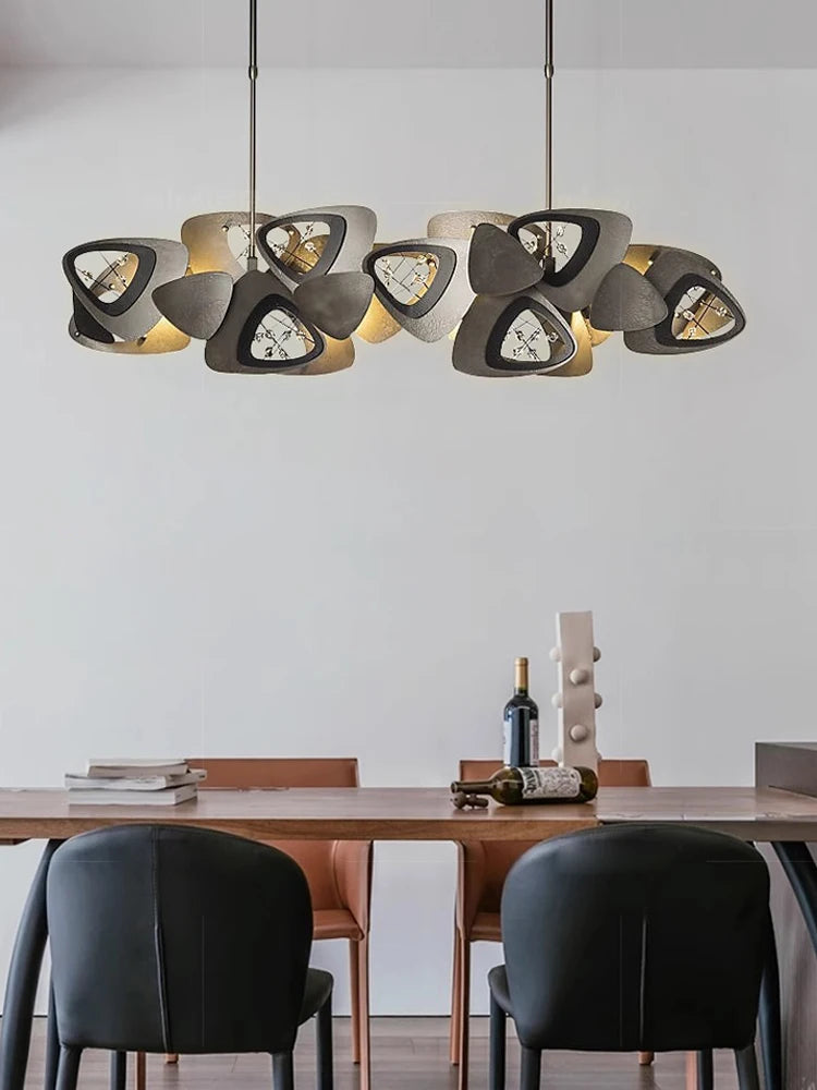 lustre en cristal design tendance éclairage moderne à led - vue 3 sur 12