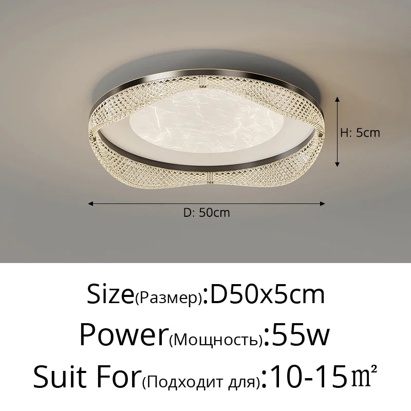 plafonnier moderne en laiton design créatif minimaliste pour intérieur - vue 12 sur 26