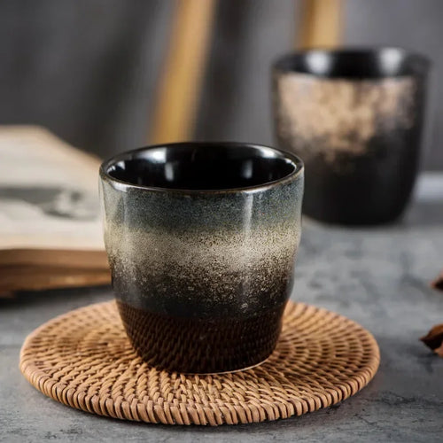 Tasse à thé japonaise ceramique style minimaliste epais