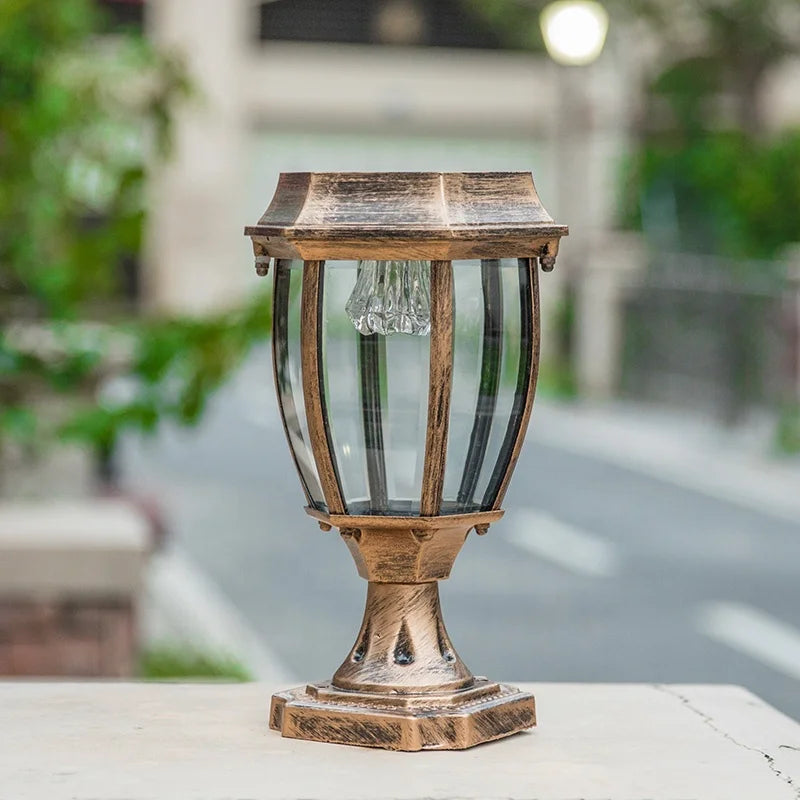 lampe à poser solaire moderne étanche pour éclairage extérieur