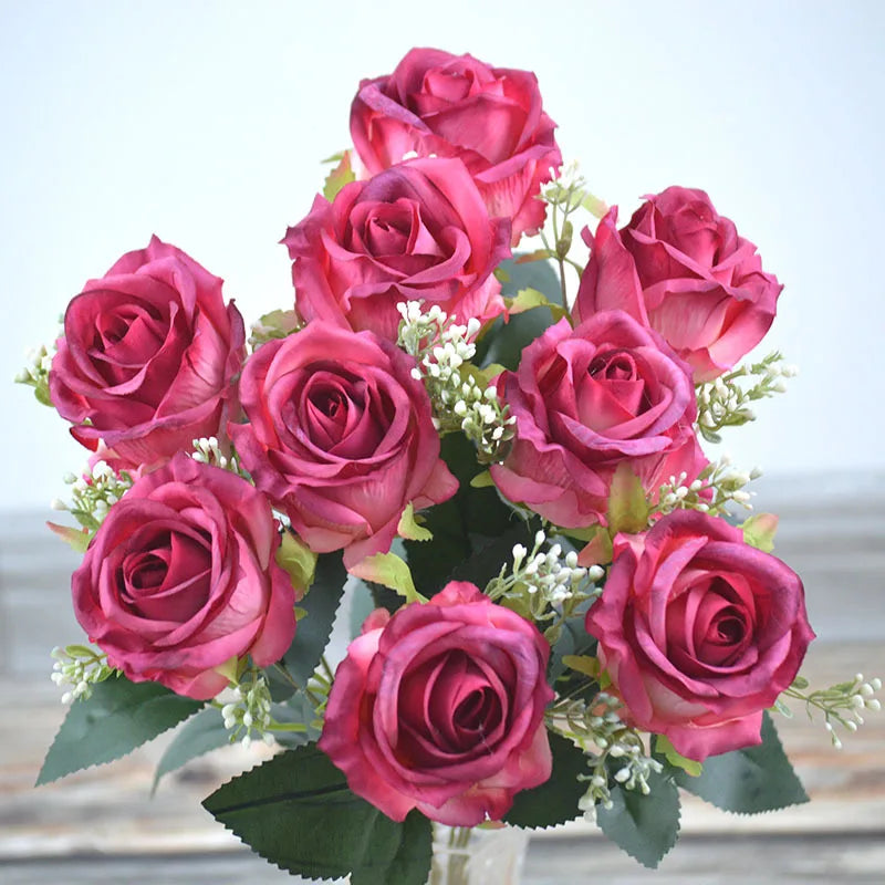 bouquet de pivoines artificielles pour décoration élégante et moderne - vue 4 sur 13