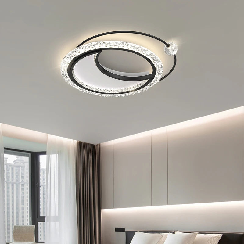 Plafond moderne à LEDs lampe lustre de luxe pour salon salle à manger chambre cuisine réglable décor à la maison luminaire - vue 5 sur 21