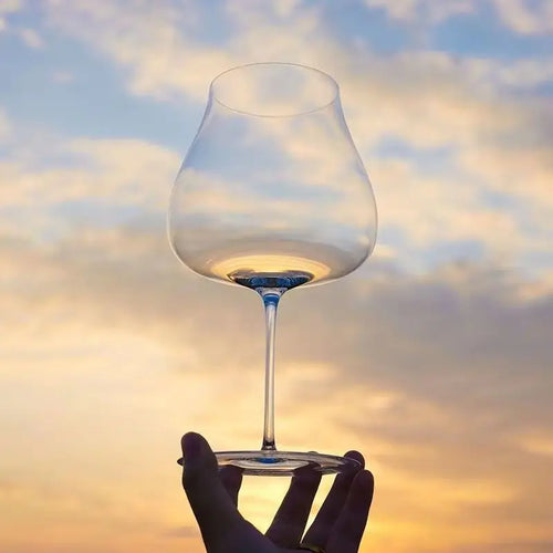 Verre a vin bourgogne cristal leger degustation elegante