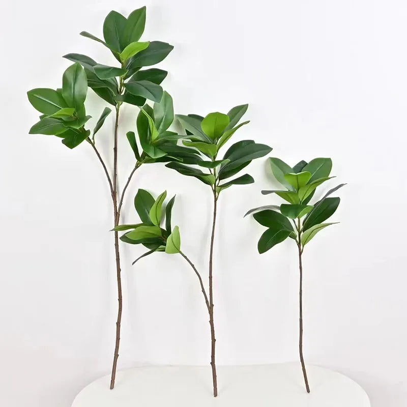 grands ficus artificiels en caoutchouc pour décoration de Noël - vue 7 sur 9