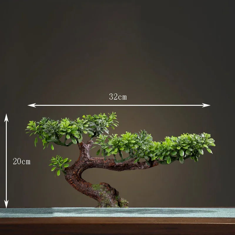 décoration intérieure faux arbre bonsaï style chinois pour intérieur et extérieur - vue 19 sur 22