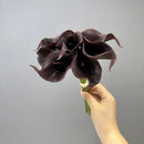 lot de 2 bouquets de lys calla artificiels pour décoration de mariage
