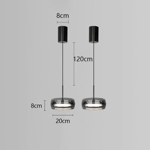 lustre à led pour décoration intérieure moderne et élégante - vue 10 sur 10
