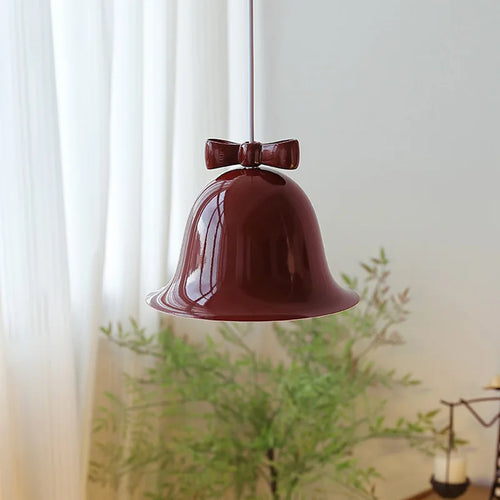 suspension modernes en forme de cloche avec nœud décoratif - vue 2 sur 20