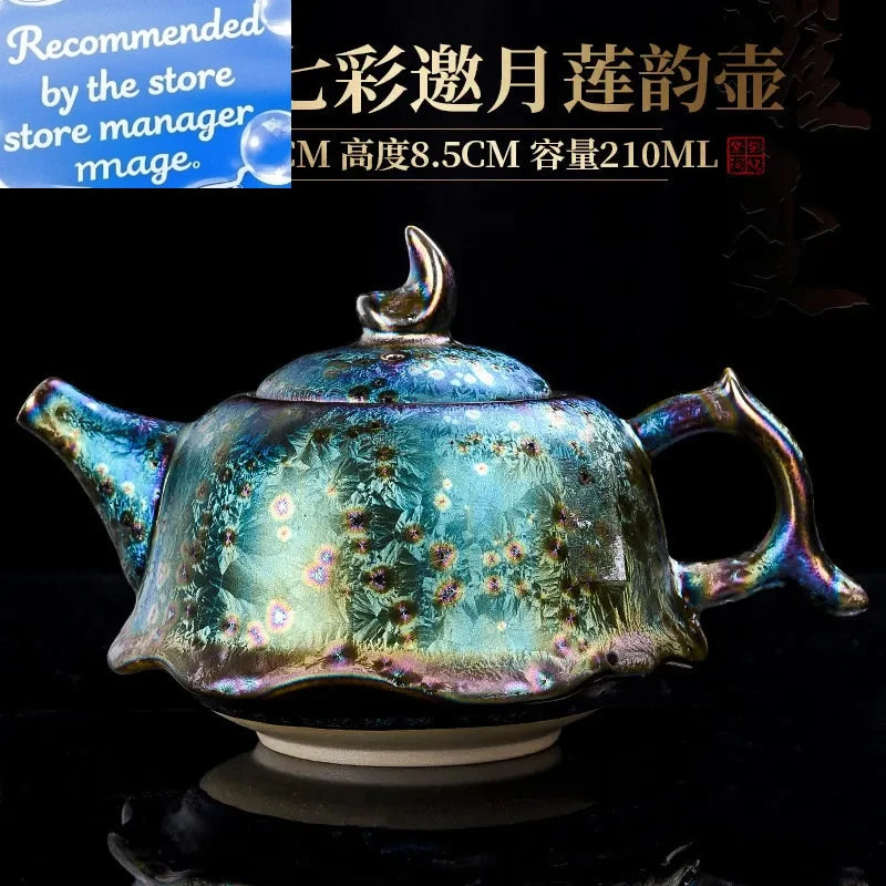 Théière jianzhan tianmu en céramique artistique maison bureau - vue 2 sur 6