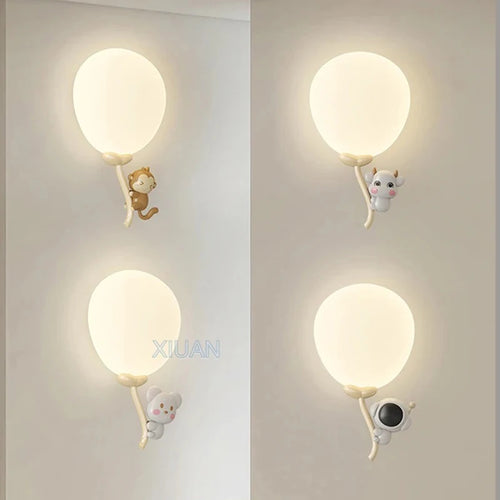 applique murale créative en forme de ballon pour enfants - vue 2 sur 10