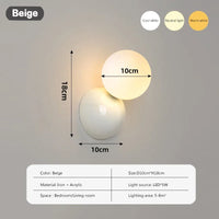LED Applique Moderne Crème Cucurbit Flare Lumière Pour Chambre Chevet Salon Couloir Escalier Allée Balcon Décorations pour La Maison