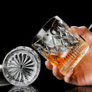 Verres cristal gravés élégants pour table fêtes maison