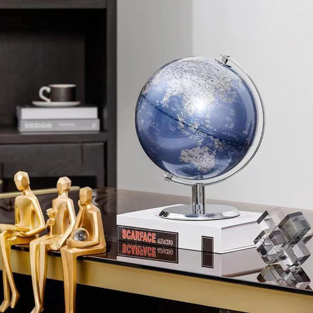 globe rotatif créatif en style européen décoration artisanale - vue 4 sur 8