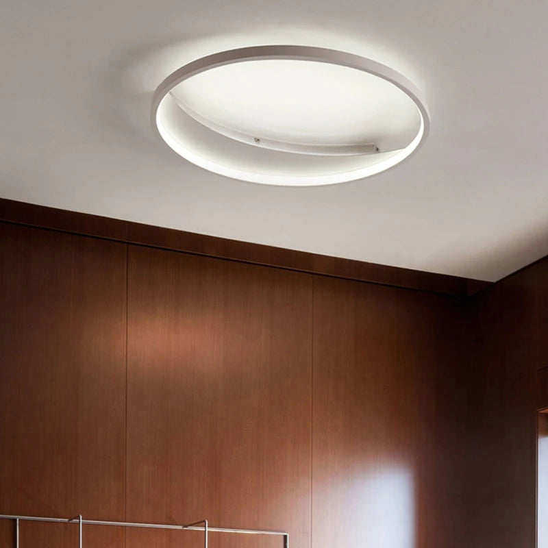 plafonnier moderne à leds avec télécommande pour intérieur décor lumineux - vue 4 sur 12
