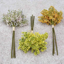 lot de 3 bouquets de riz artificiel pour décoration et arrangement floral
