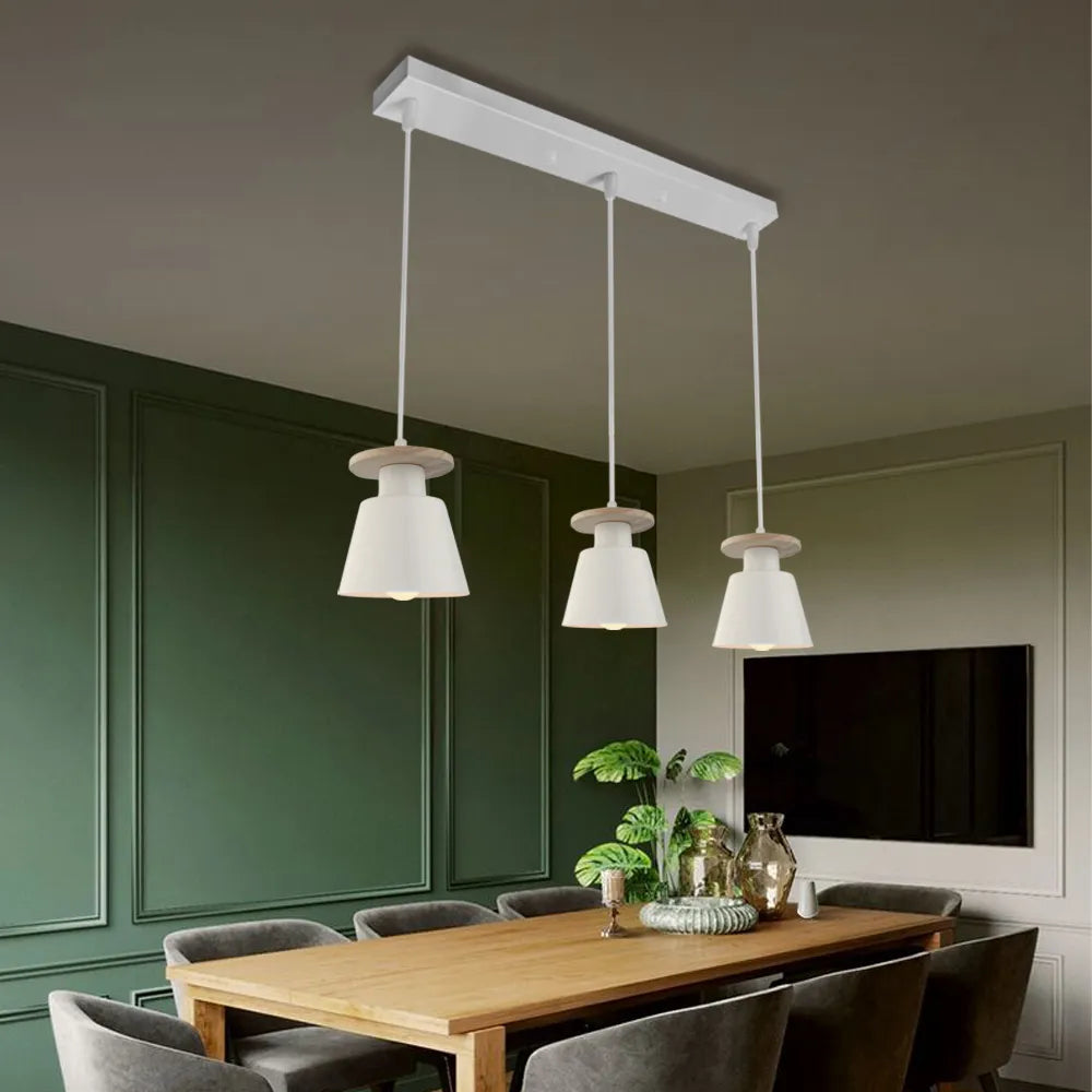 Moderne Led salle à manger suspension lumières Luminaire nordique intérieur chevet cuisine barre suspension lampe Luminaire décor à la maison éclairage goutte - vue 7 sur 12