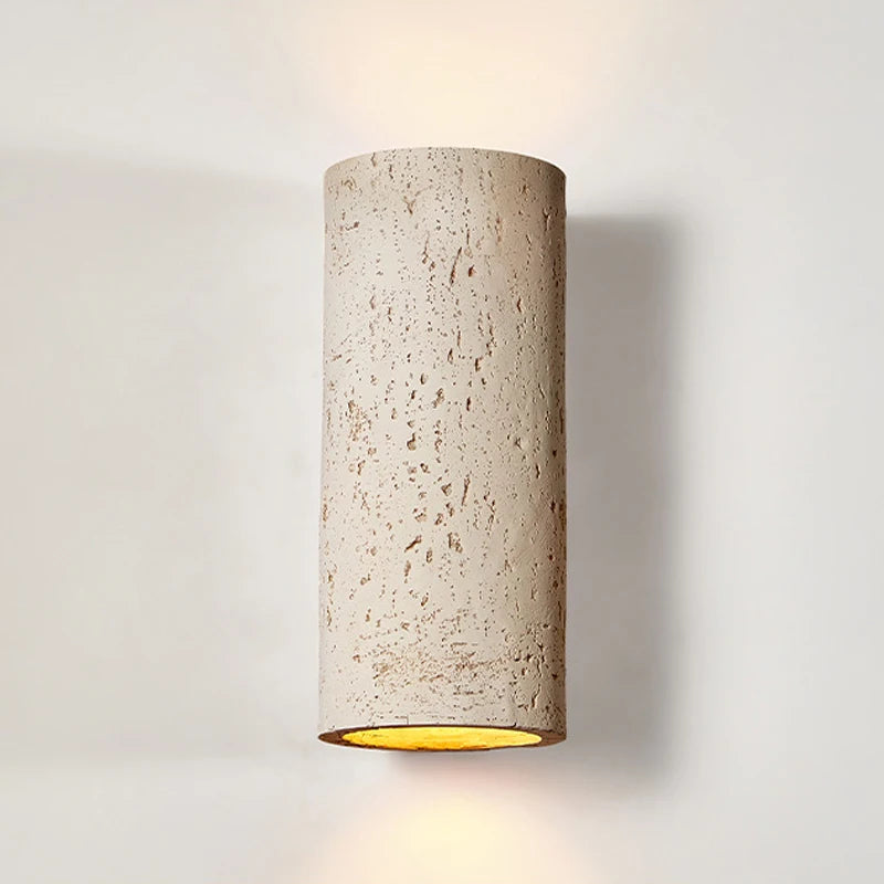 applique murale led en ciment style nostalgique décoration rétro wabi sabi - vue 4 sur 11