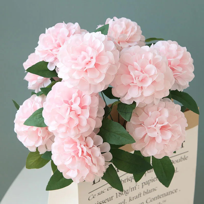lot de 10 bouquets de pissenlit artificiels pour décoration intérieure et événements - vue 6 sur 18