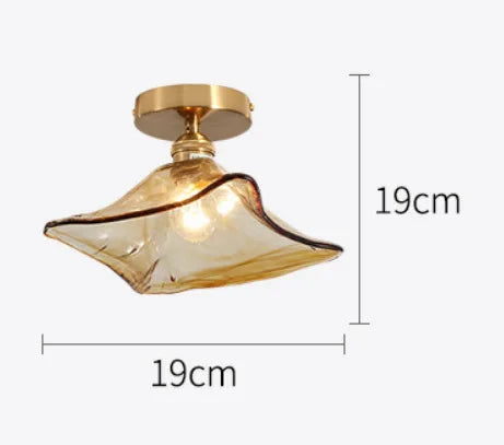 lustre en verre teinté pour un éclairage nordique élégant - vue 10 sur 10