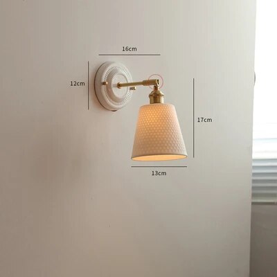 applique murale led iwhd nordique japonaise - vue 10 sur 23