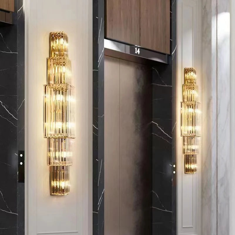 applique murale moderne en cristal pour un éclairage luxueux - vue 4 sur 15