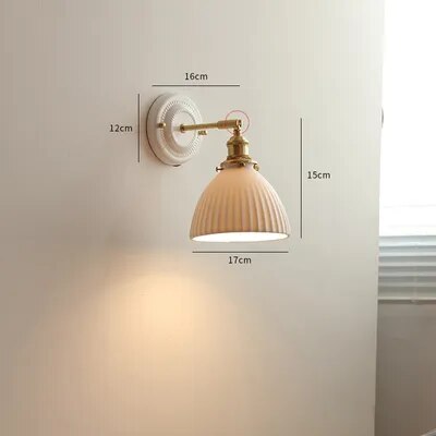 applique murale led iwhd nordique japonaise - vue 12 sur 23