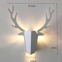 Applique murale LED moderne en bois