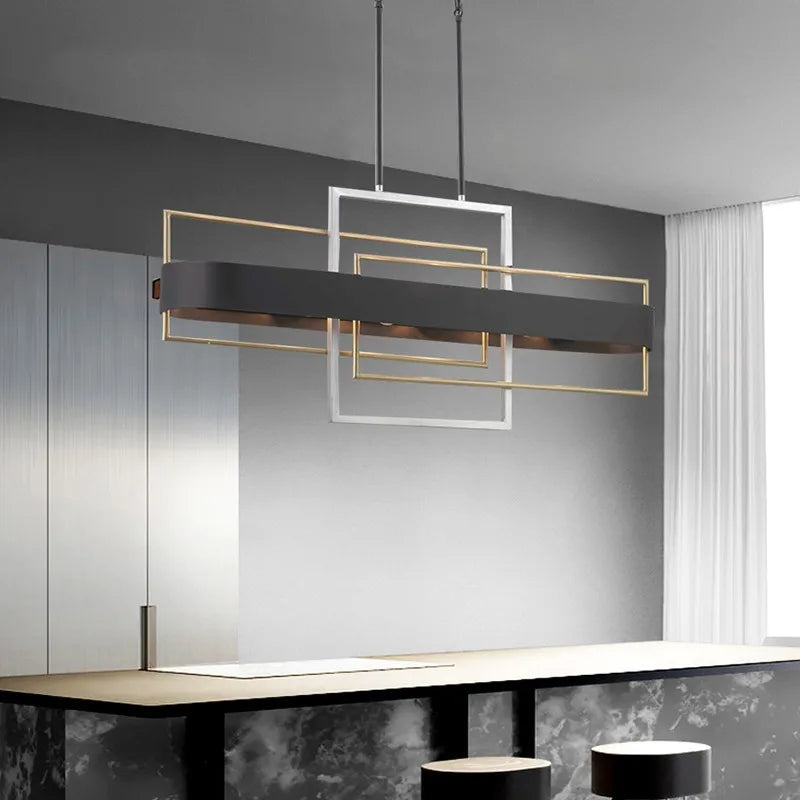 lustre d'art nordique pour bar restaurant et salon de beauté - vue 4 sur 5