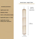 suspension cylindrique en tissu pour décoration intérieure élégante