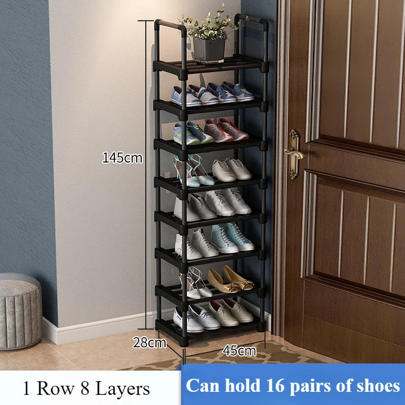 étagère à chaussures amovible multicouche pour rangement pratique - vue 9 sur 11