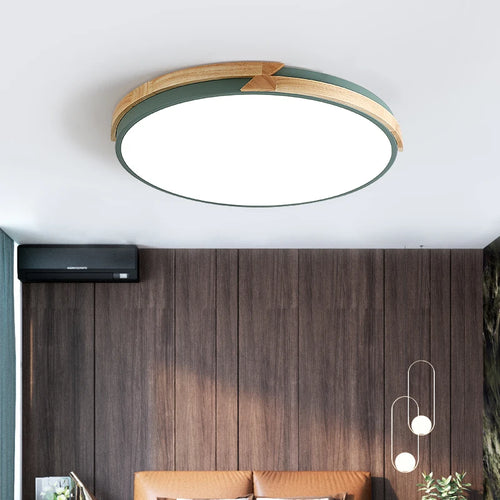 plafonnier led ultra-mince design nordique décoratif encastré