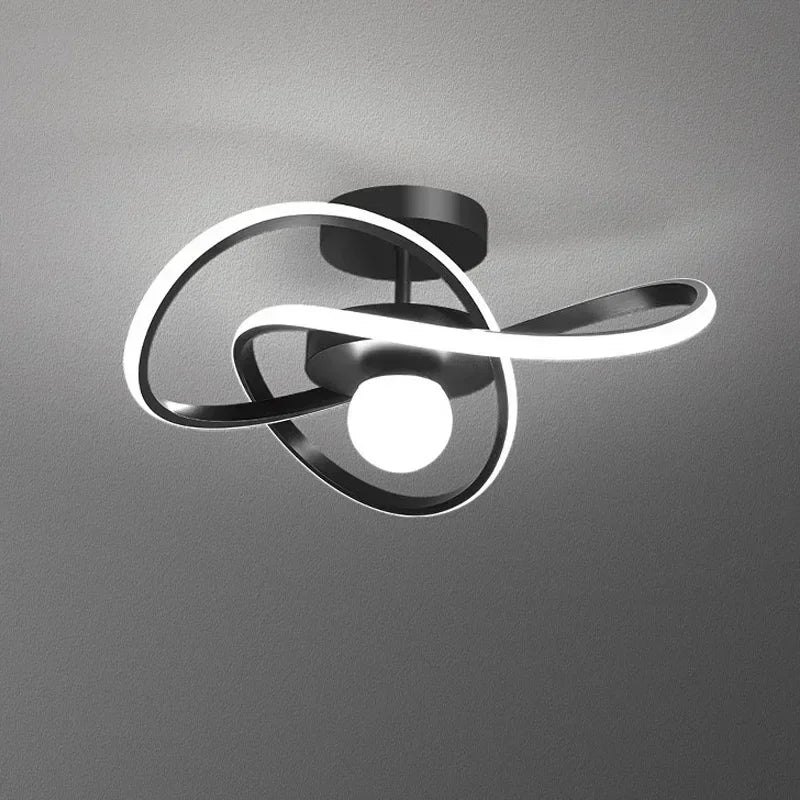 lustre moderne à leds pour plafond décor intérieur - vue 3 sur 10