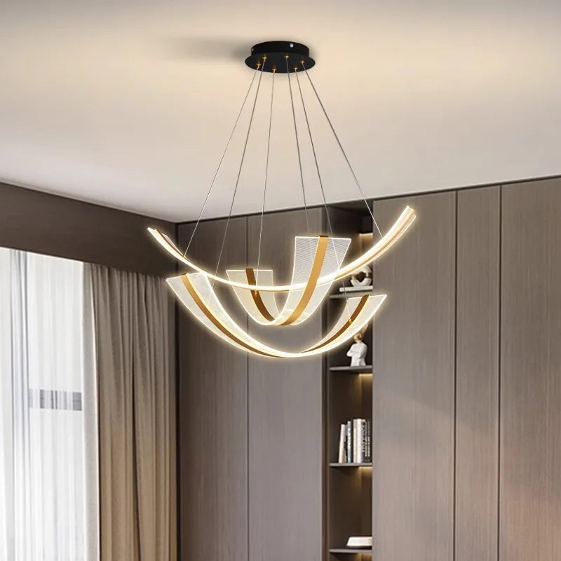 Lustre design Moderne salle à manger éclairage intérieur led décoratif - vue 4 sur 9