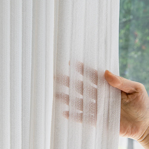 Voilage rideau fil décoratif moderne pour porte fenêtre - vue 10 sur 11