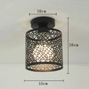 lustre suspendu en métal style rétro edison moderne