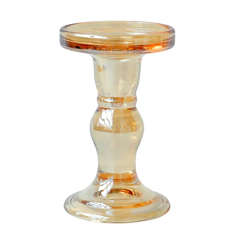 bougeoir en verre pour bougie chauffe-plat décoratif outdoor - vue 19 sur 24