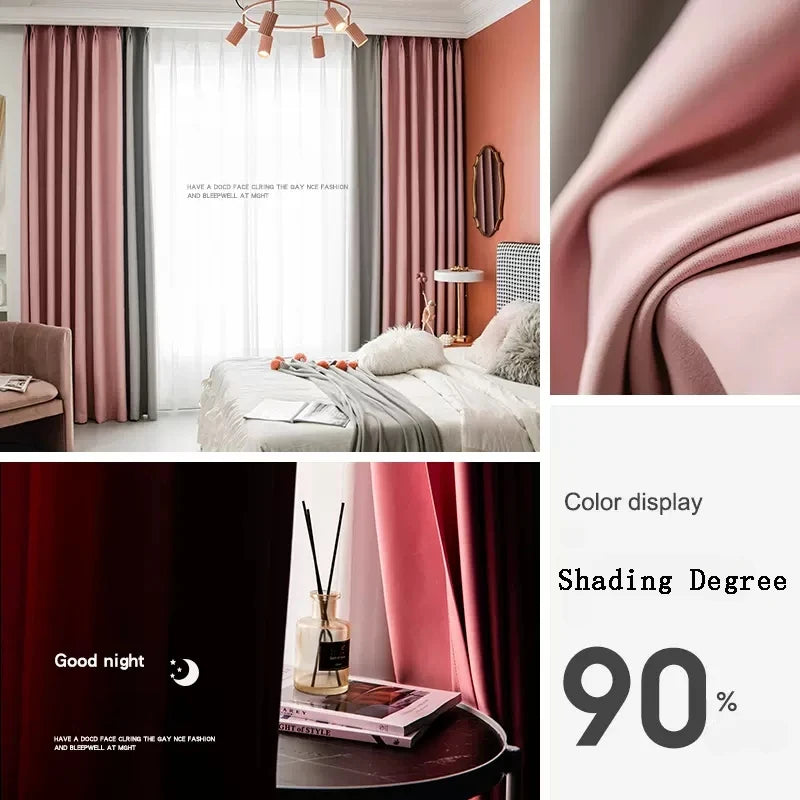 Rideau occultant moderne plissé pour chambre salon - vue 17 sur 21