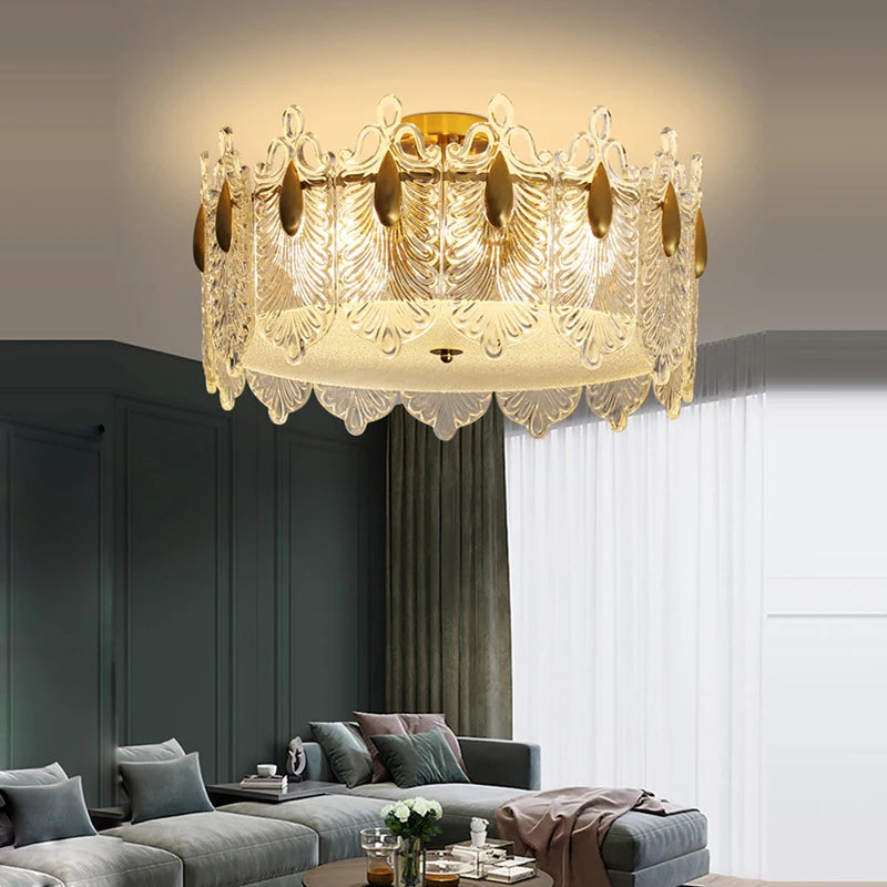 plafonnier de luxe 	 avec lumière led et contrôle lampara - vue 8 sur 9