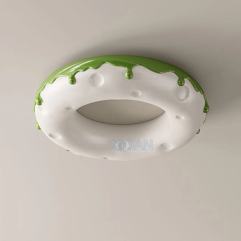lustre donuts lampe ronde à bulles pour enfants protection des yeux - vue 7 sur 24