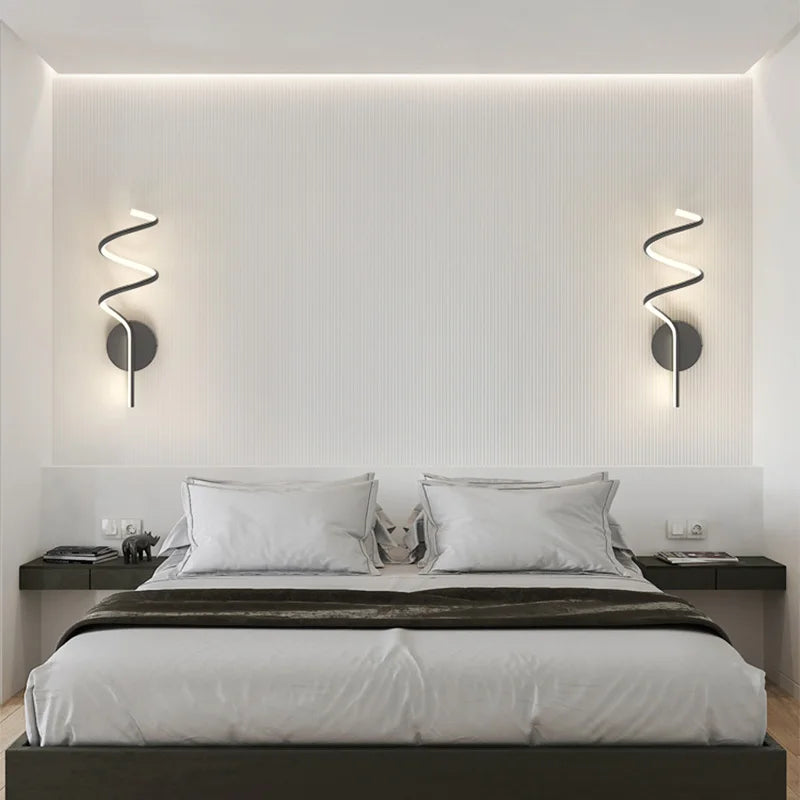 applique murale led moderne pour décoration intérieure élégante - vue 4 sur 12
