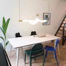 lustre led art déco avec cordon réglable luminaires suspendus