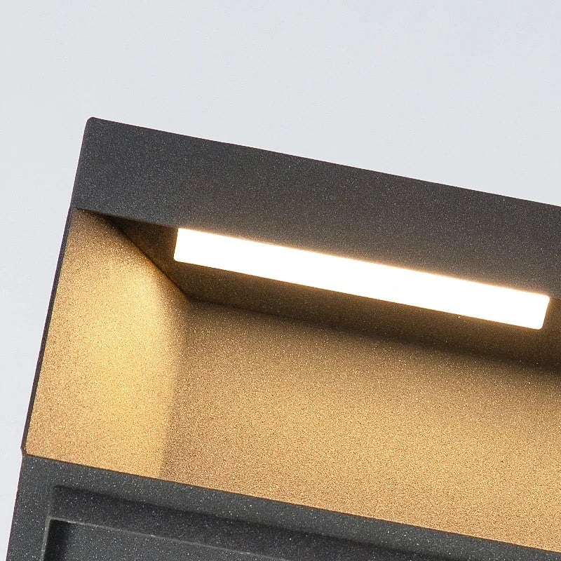 lampadaire extérieur étanche pour clôture et porte paysage