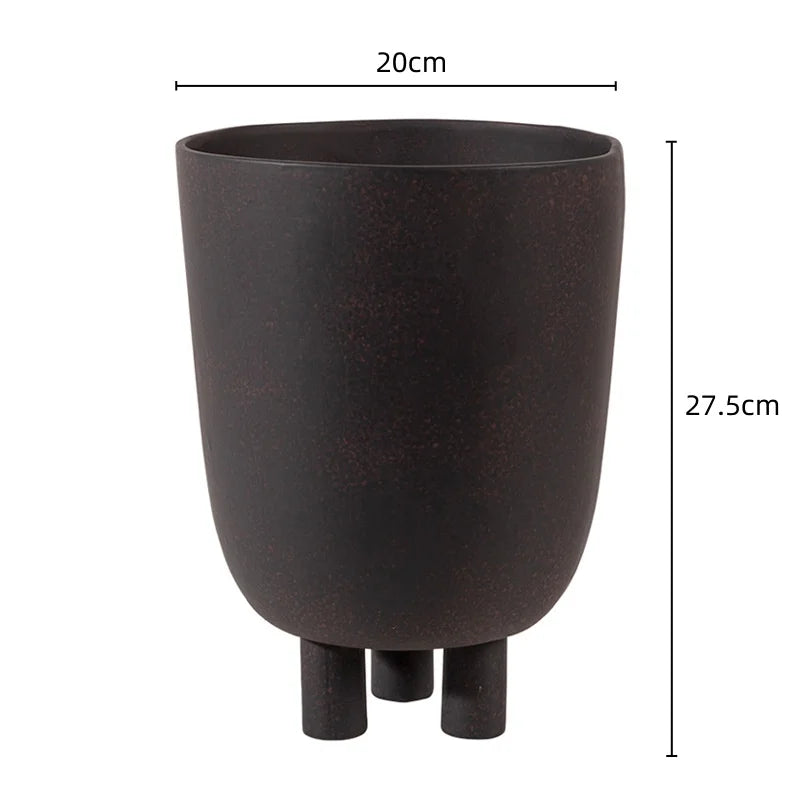 vase géométrique en céramique pour décoration florale artisanale - vue 13 sur 12