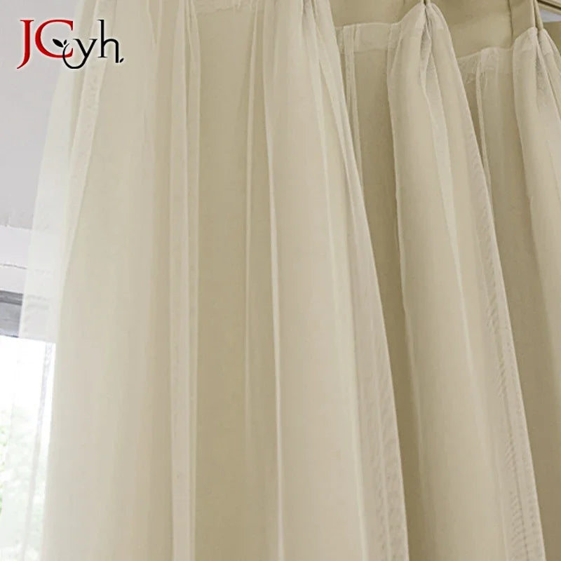 Rideau occultant court double couche style moderne carreaux - vue 5 sur 8