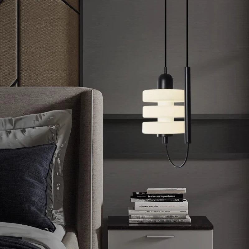 lustre en verre nordique pour décoration intérieure moderne - vue 4 sur 7