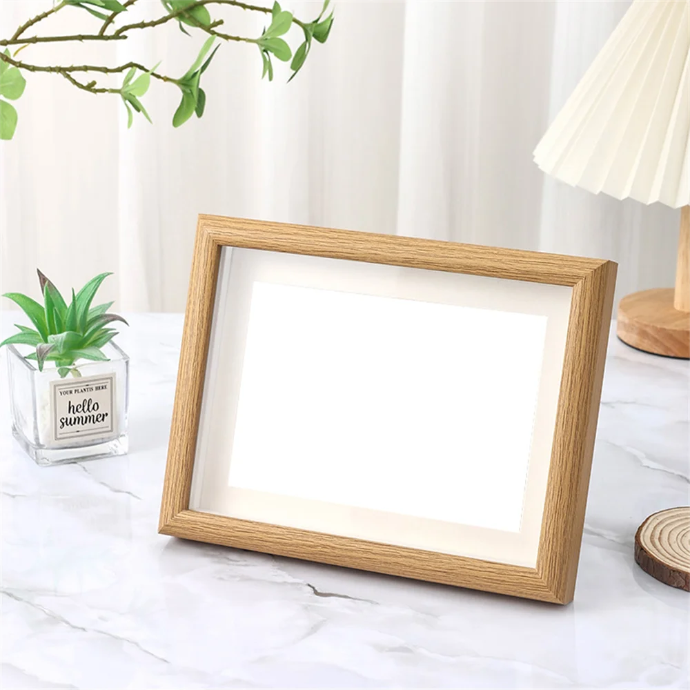 cadre photo en bois pour portraits famille mariage et voyage - vue 8 sur 9