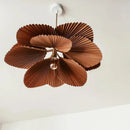 suspension wabi sabi japonaise luminaire décoratif artistique fleur
